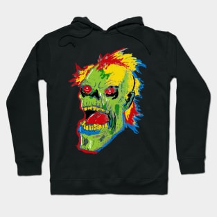 Crayon ZOMBIE Head Hoodie